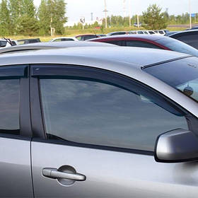 Дефлектори вікон вітровики Мазда 3 Mazda 3 (BK) 03-09  КТ (Накладні)