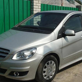 Дефлектори вікон вітровики Мерседес Бенц Б-Клас Mercedes-Benz B-Class (W245) 05-11  КТ (Накладні)