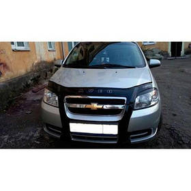 Дефлектор капота мухобойка Шевроле Авео Chevrolet Aveo 06-11  ВТ