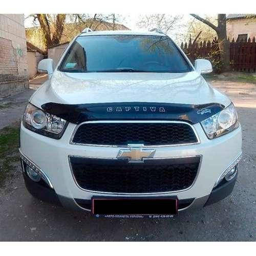 Купить Дефлектор капота мухобойка Шевроле Каптива Chevrolet Captiva 06 ...