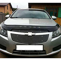 Дефлектор капота мухобойка Шевроле Круз 2 Chevrolet Cruze II 08- ВТ