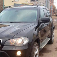 Дефлектори вікон вітровики БМВ Х5 (Е70) BMW X5 (E70) 06-13  КТ (Накладні)