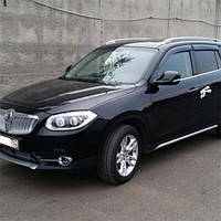 Дефлекторы окон ветровики Бриллианс В5 Brilliance V5 11- КТ (Накладные)