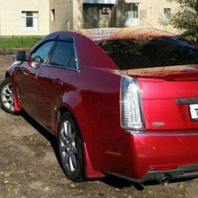 Дефлектори вікон вітровики Кадиллак ГТС 2 Cadillac CTS II 07-13  КТ (Накладні)