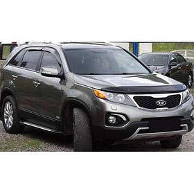 Дефлектор капота мухобойка Кіа Соренто 2 Kia Sorento II 09-14  СиМ