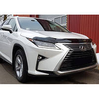 Дефлектор капота мухобойка Лексус РХ 4 Lexus RX IV 15- СиМ