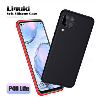 Чохол силіконовий Epic для Huawei P40 Lite Black (хуав п40 лайт чорний)