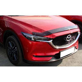 Дефлектор капота мухобойка Мазда СХ-5 2 Mazda CX-5 II 17 -  СиМ