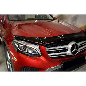 Дефлектор капота мухобойка Мерседес Бенц ГЛС-клас Mercedes-Benz GLC-Class (X253) 15 -  СиМ