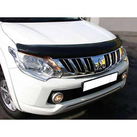 Дефлектор капота мухобойка Мітсубісі Л200 5 Mitsubishi L200 V 15 -  СиМ