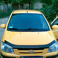 Дефлектор капота мухобойка Хюндай Гетс Hyundai Getz 02-05 ВТ