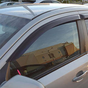 Дефлектори вікон вітровики Опель Астра Н Opel Astra H 04-10  КТ (Накладні)