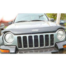 Дефлектор капота мухобойка Джип Ліберті Jeep Liberty (KJ) 01-08  ВТ