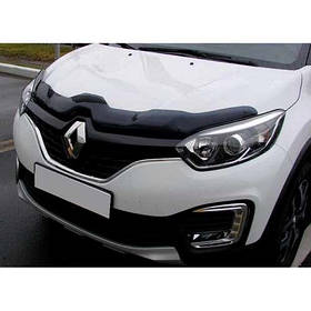 Дефлектор капота мухобойка Рено Каптур Renault Kaptur 16 -  СиМ