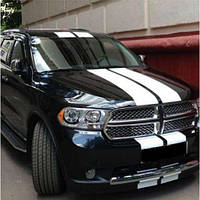 Дефлектори вікон вітровики Додж Дуранго 2 Dodge Durango II 04-09  КТ (Накладні)