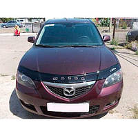 Дефлектор капота мухобойка Мазда 3 седан Mazda 3 (BK) I 03-09 ВТ