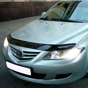 Дефлектор капота мухобойка Мазда 6 Mazda 6 (GG/GY) 02-08  ВТ