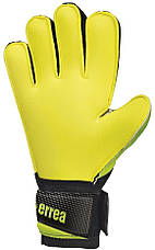 Воротарські рукавички Errea BEN-JP чорний/лайм/жовтий флуо, 10, фото 3