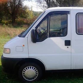 Дефлектори вікон вітровики Фіат Дукато 2 Fiat Ducato II 94-06 КТ (Накладні)