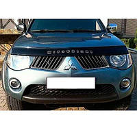 Дефлектор капота мухобойка Митсубиси Л200 4 Mitsubishi L200 IV 06-15 ВТ