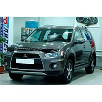 Дефлектор капота мухобойка Мітсубісі Аутлендер 2 Mitsubishi Outlander II 06-12  ВТ