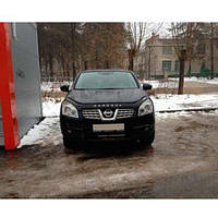 Дефлектор капота мухобойка Ниссан Кашкай 1 Nissan Qashqai I 06-09 ВТ