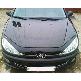 Дефлектор капота мухобойка Пежо 206 Peugeot 206 98 -  ВТ