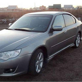 Дефлектори вікон вітровики Субару Легасі 4 Subaru Legacy (BL / BP) IV 03-09  КТ (Накладні)