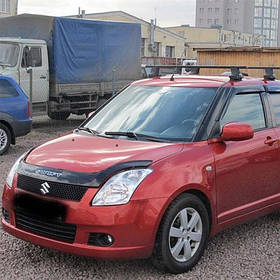 Дефлектори вікон вітровики Сузукі Свіфт Suzuki Swift 10-17  КТ (Накладні)