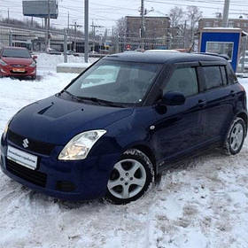 Дефлектори вікон вітровики Сузукі Свіфт МЗ/ЕЗ Suzuki Swift MZ/EZ 04-10 КТ накладні