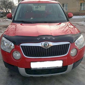 Дефлектор капота мухобойка Шкода Єті  Skoda Yeti 09 -  ВТ