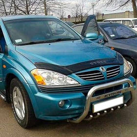 Дефлектор капота мухобойка Ссанг Йонг Кайрон SsangYong Kyron 05 -  ВТ