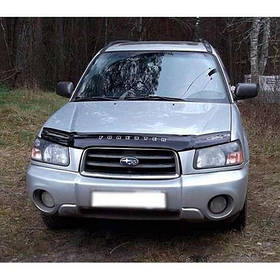 Дефлектор капота мухобойка Субару Форестер Subaru Forester (SG) 02-08  ВТ