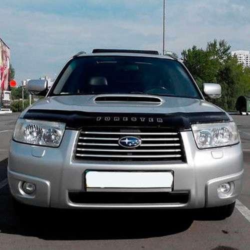 Дефлектор капота мухобойка Субару Форестер Subaru Forester (SG) 05-08  ВТ