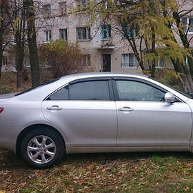 Дефлектори вікон вітровики Тойота Камрі (ХВ40) Toyota Camry (XV40) 06-11  КТ (Накладні)