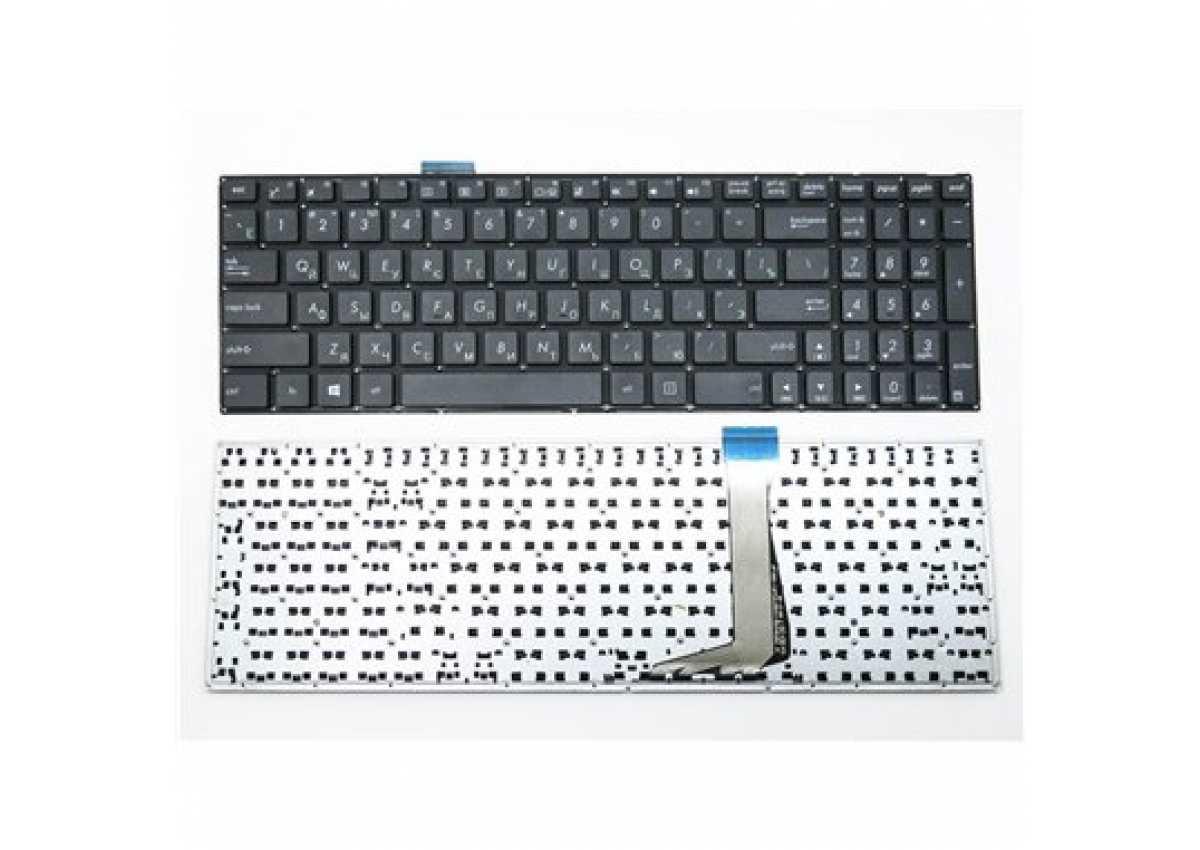 Клавіатура для ноутбука Asus E502, E502MA, E502S, E502SA, E502N, E502NA без фрейму RU чорна нова