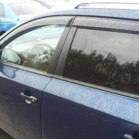 Дефлектори вікон вітровики Кіа Сід 1 універсал Kia Cee'd I 06-12 КТ накладні