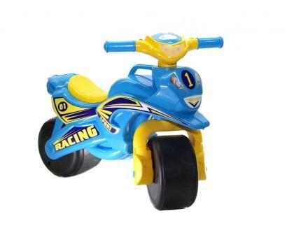 Детский игровой мотоцикл беговел Doloni Toys, синий. Детский транспорт для активных детей от 2 лет - фото 1 - id-p1119239900