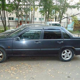 Дефлектори вікон вітровики Вольво 850 Volvo 850 91-96  КТ (Накладні)