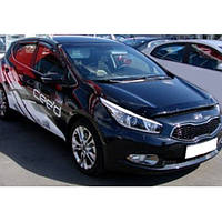 Дефлектор капота мухобойка Киа Сид 2 2012 Kia Cee'd II 12- СиМ