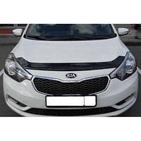 Дефлектор капота мухобойка Киа Церато 3 Kia Cerato III 12-18 СиМ