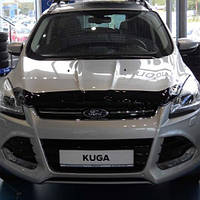 Дефлектор капота мухобойка Форд Куга 2 Ford Kuga II 12-19 СиМ