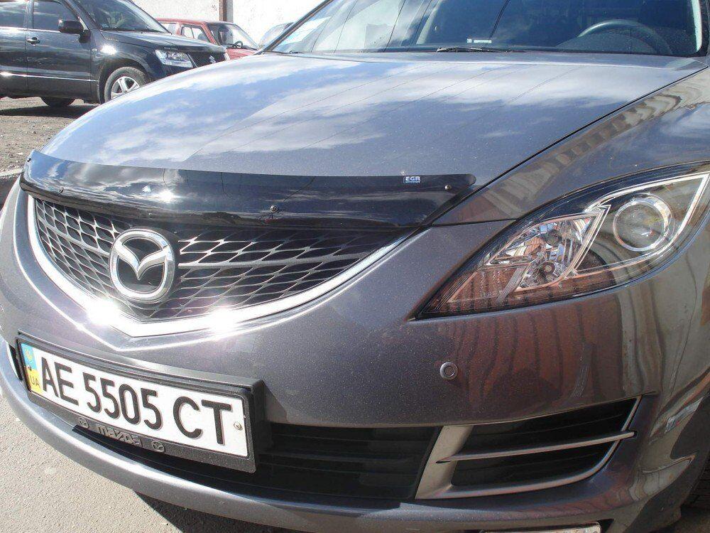 Мухобойка, дефлектор капота Mazda 6 2008-2012