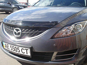 Мухобойка, дефлектор капота Mazda 6 2008-2012