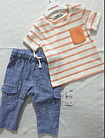 Костюм 2 в 1: футболка, штани, "Idilbaby&Mamino" (Футболка або майка чи теніска із шортами, блумерами або