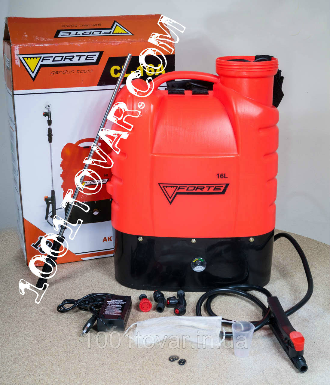 Обприскувач акумуляторний Forte CL-18A. Оприскувач Форте 18 л., фото 1