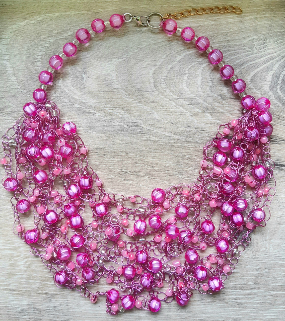 Намисто Перлинка рожеві, фото 1