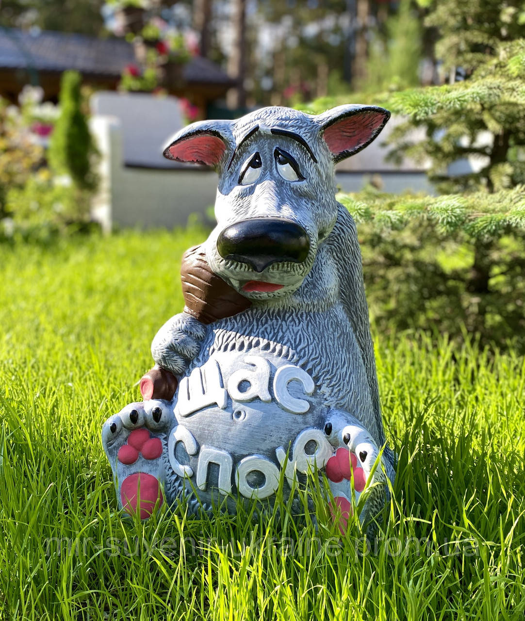 Купить Садовая фигура "Волк №4" Огромный 46 см. КАЧЕСТВО!!!, цена 300 ...