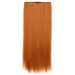 Штучне волосся на шпильках. Колір #30j Мідний