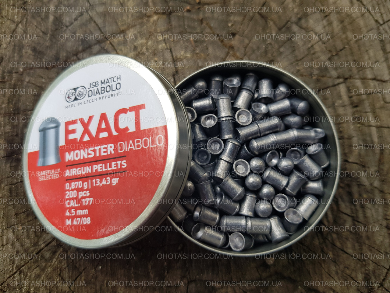 Кулі JSB Exact Monster Diabolo, 0,87 г 4,52 мм (200 шт.)